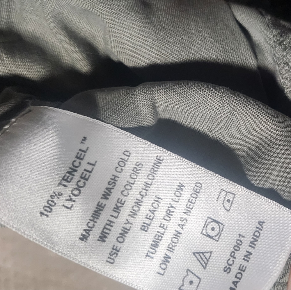 Quince Green Drawstring Tencel Pants Size Xl - Picture 3 of 8